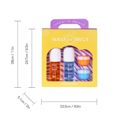 89515, SOLO EN IBIZA Body Mist & Cream Gift Set, 191554895157