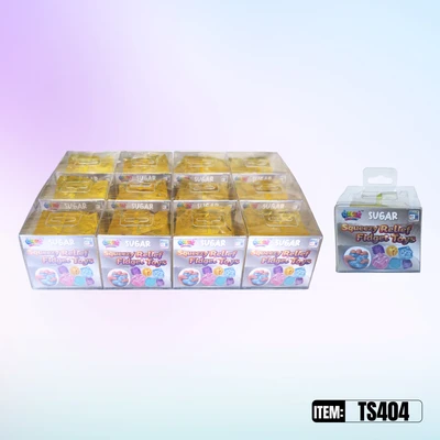 TS404, Squishy Square Cheese Stress Relief Toy 1.97", 887258024046