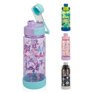 58366, Splash Plastic Bottle with silicone base 22oz/650ml, 191554583665