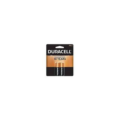 DC2AA, Duracell Coppertop AA Batteries - 2 Pack Alkaline Battery, 04133321501