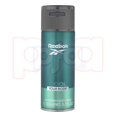 RBS150CYB, Reebok Body Spray Deodorant 150ml Cool Your Mind, 8436581946154