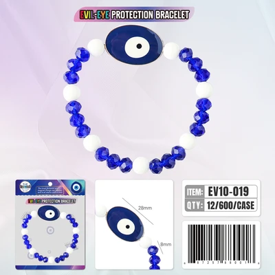 EV10-019, Evil Eye Bracelet Protection, 887257880018