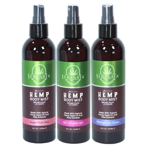 BB817, Serenata 8oz Hemp Body Mist Assorted 3 kind, 840881181708