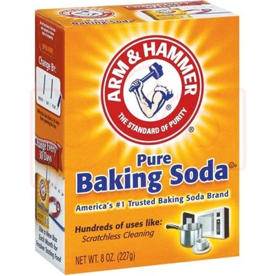 AHS8, Arm & Hammer Baking Soda 8oz, 033200011309