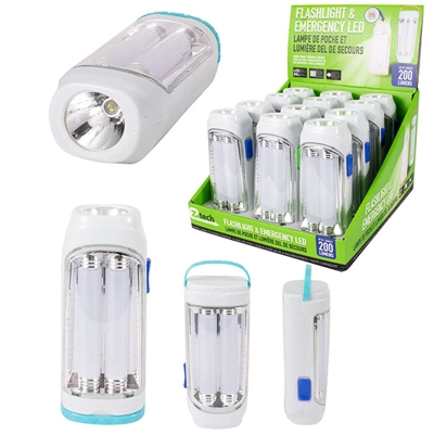 48051, EZ-Tech LED dual mode Flashlight & Lantern, 191554680517
