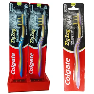 CTB-ZZCM, Colgate Toothbrush Zig Zag Charcoal Med, 8901314537669