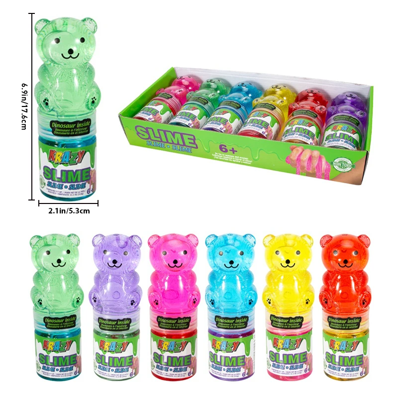 Krazy Slime 2 tone colors Bear