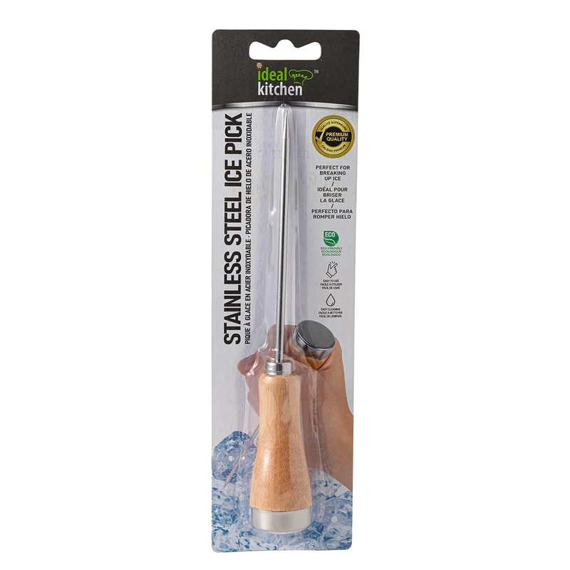 Ideal Kitchen/Ice Pick w/ Wooden Handle