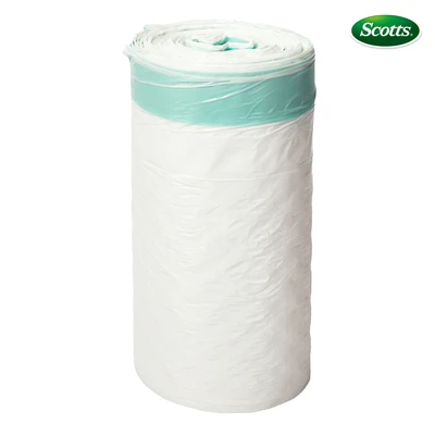 ST-30201, Drawstring Trash Bag Flex 8 Gal 52CT White Lemon - Scotts, 191554302013