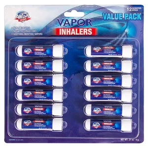 61332, *Expired Final Sales* Wish Vapor Inhaler 12 Pack, 191554613324