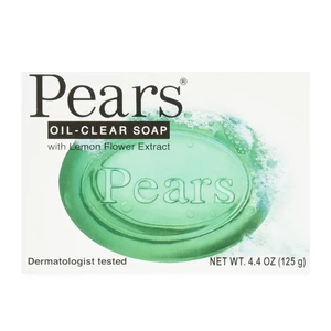 PS125OC, Pears Bar Soap 4.4oz 125g Oil Clear Green, 15069-02022