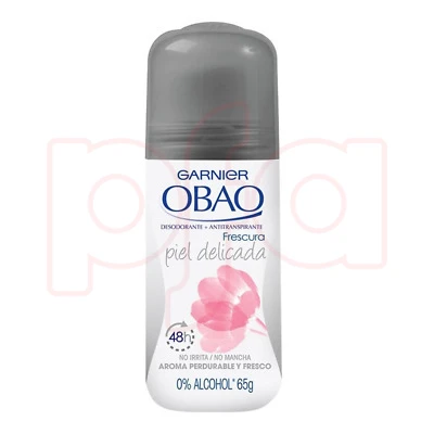 OD65PD, Obao Roll On Desodorante 65g Piel Delicada, 7501027250612