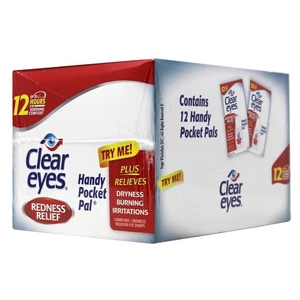 CE.28RR, Clear Eyes .28oz 12ct Redness Relief, 678112254187