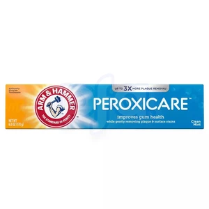 AHTP6PC, Arm & Hammer 6oz Toothpaste PeroxiCare Clean Mint, 033200187707