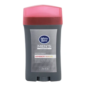 WR86996, White Rain 2.25oz Men's Deodorant Amber Wave, 810020286632