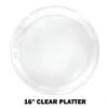 AMS-432345.86, Amscan Plastic Round Platter 16" Clear, 013051655099