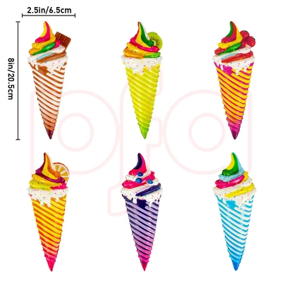 84174, Krazy Soft Squishy Ice Cream Cone 8in, 191554841741