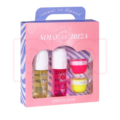 89514, Solo Toledo Tango/Mar Bella 4pcs Set 2× 3.4oz Body Mist 2×1.06.oz Body Cream, 191554895140