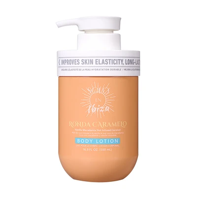 60713, Solo En Ibiza Body Lotion 16.9oz – Ronda Caramelo, 191554607132