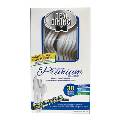 36048, Ideal Dining Box HD 30CT White Assorted, 191554360488