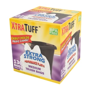 30157, Xtratuff Trash Bag Box 8 Gal 130CT, 191554301573