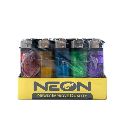 ZY-2A, Neon Gas Lighter 5 Colors, 10855553008228