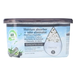 60157, Air Fusion Moisture Absorber & Odor Eliminator 6.7oz – Activated Bamboo Charcoal, 191554601574