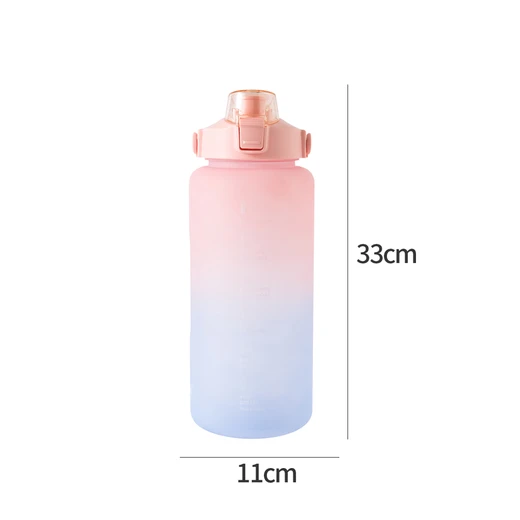58158, Splash Plastic Bottle 64ozoz Flip Cap w/ Lock & Handle Rainbow, 191554581586