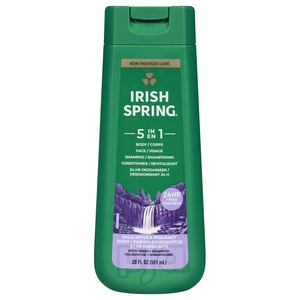 IS20BW5N1, Irish Spring Body Wash 20oz 5 in 1 Eucalyptus & Bergamot, 035000996756