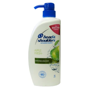 HSS720AF, Head & Shoulders Shampoo 720ml w/ Pump Apple Fresh, 4902430408035