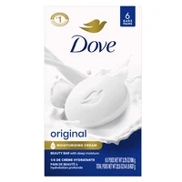DS6-W, Dove Soap 3.75oz 6-Pack White #61011, 011111610118
