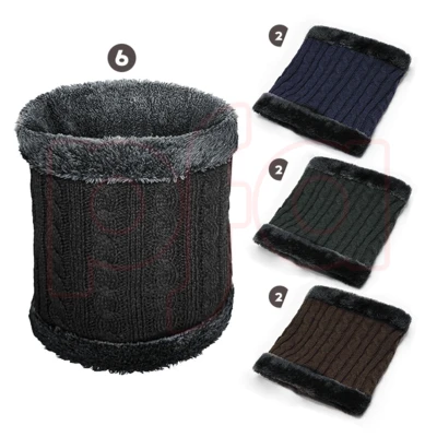 10500, Thermaxxx Winter Neck Warmer Knit Cable, 191554105003