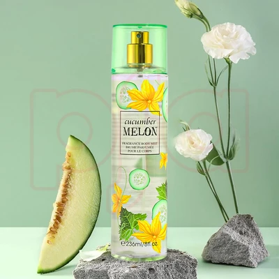 88615, Fragrance Body Mist 8 oz/236 ml Cucumber Melonfor Women - United Scents, 191554886155