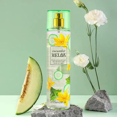 88615, Fragrance Body Mist 8 oz/236 ml Cucumber Melonfor Women - United Scents, 191554886155
