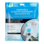 60165, Air Fusion Moisture Absorber + Odor Eliminator Activated Bamboo Charcoal 3Pack*6.35OZ, 191554601659