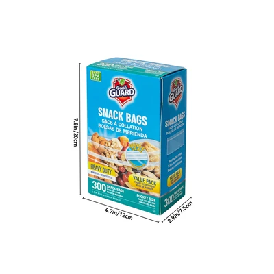 31100, Fresh Guard Snack Bag 300ct, 191554311008