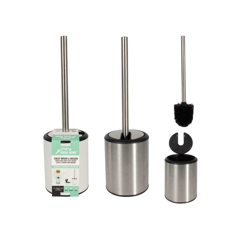 Ideal Home SS Toilet Brush w/ Flip Cap
