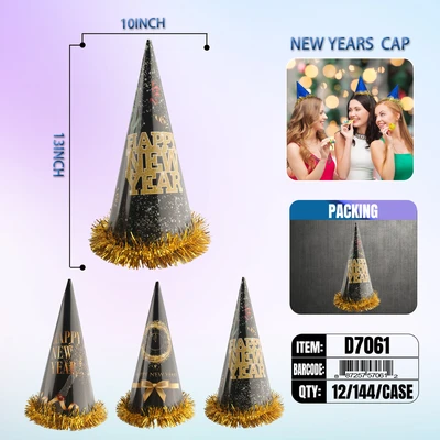 D7061, New Year Hat, 887257570612