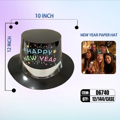 D6740, New year Paper Hat, 887257567407