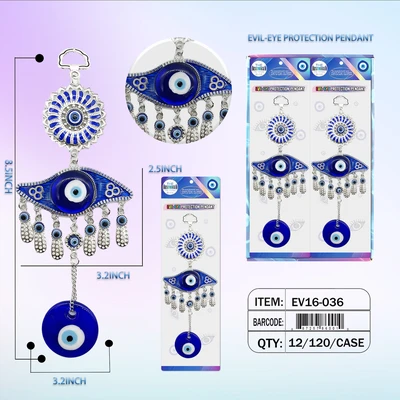 EV16-036, EVIL-EYE PROTECTION PENDANT, 887257860010
