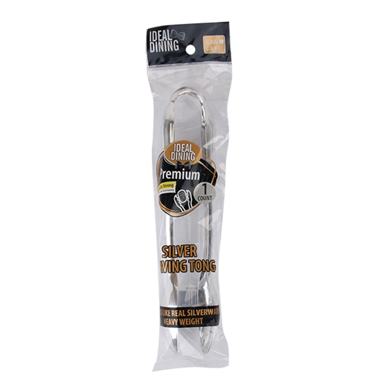 Ideal Dining HD 1CT 11.2in Silver Serving Tong
