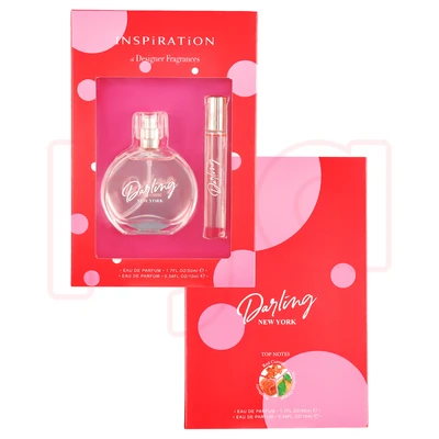 88974, Women's 2pcs Vial Set DARLING 50ml/1.7fl.oz+10ml/0.34fl.oz EDP, 191554889743