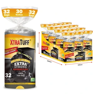 30151, Xtratuff Trash Bag Drawstring 30G 32CT, 191554301511