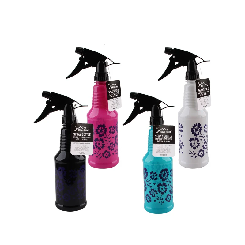 Ideal Home Plastic Spray Bottle 500ml Flowers