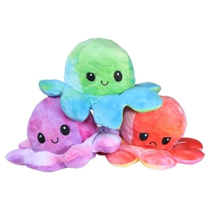 OT-TD, Reversible Octopus Plush Toy Tie Dye, 191554840867