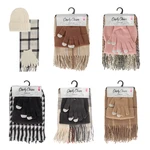 15004, Cindy Claire 3pcs Women's Set Hat+Scarf+Gloves, 191554150041