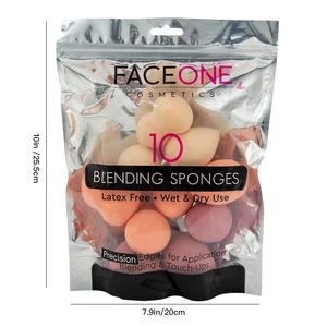 20014, FACEONE 10PCS All Beauty Blender Set, 191554200142