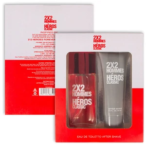 88505, Men's 2pcs Set 2X2 HOMMES HEROS CLASSIC 1.7fl.oz/50mlEDT 2.8fl.oz/80ml After Shave, 191554885059