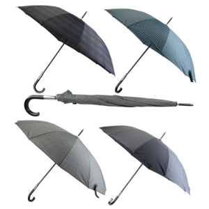 46020, Drops Umbrella Long Printed 65cm 25.5in, 191554460201