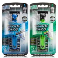 67113, Smooth Touch Razor Triple Blade 4 Heads, 191554671133
